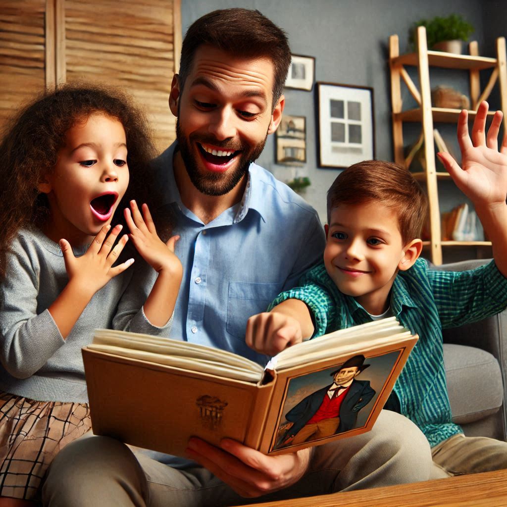 Interactive storytime with sensory engagement